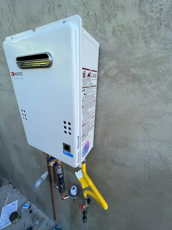 Tankless water heater installation for D Street - West Broadway homes